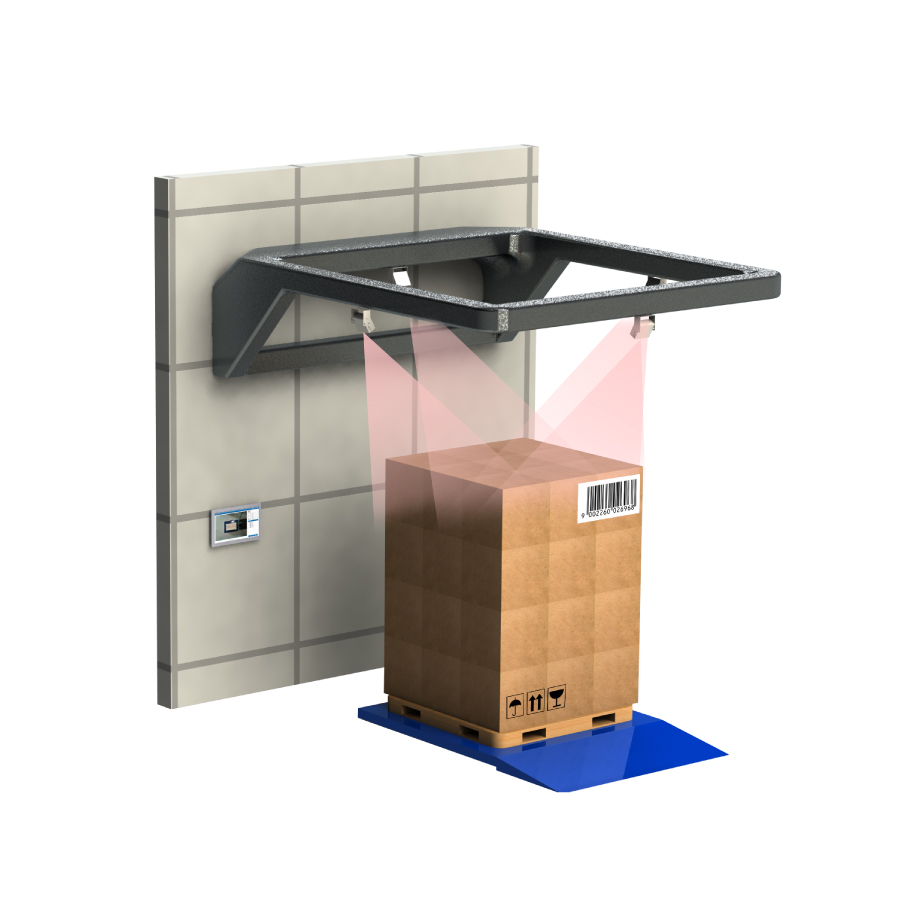 托盘体积测量_大货量方称重_扫码称重设备_GS300 Pro