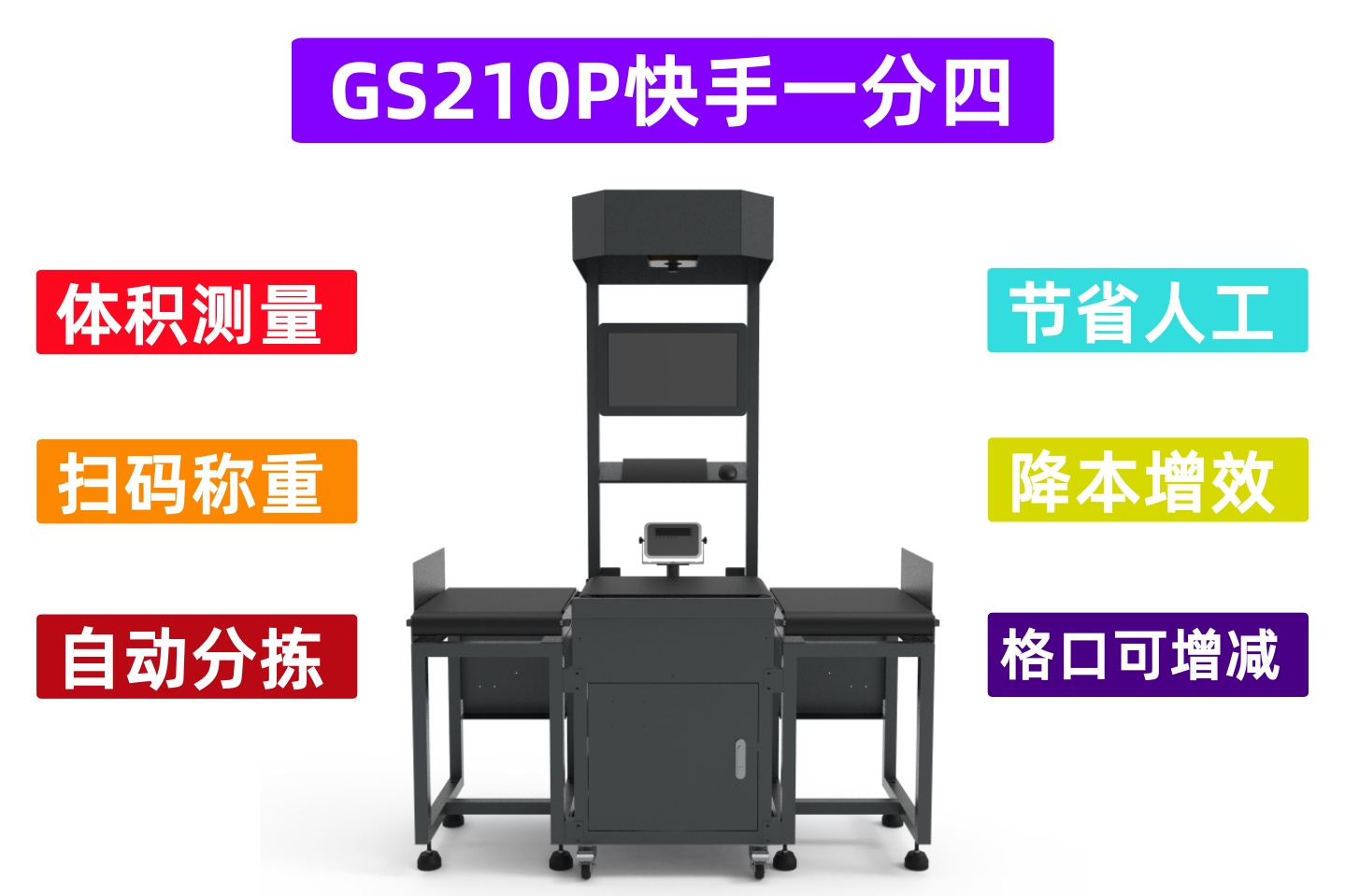 GS210P一分四智能分拣 赋能企业高效运营 GS210P一分四智能分拣 赋能企业高效运营